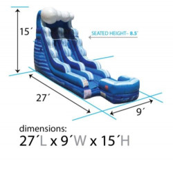 tidal20wave20dimensions 1674697405 15ft Blue Wave Water Slide