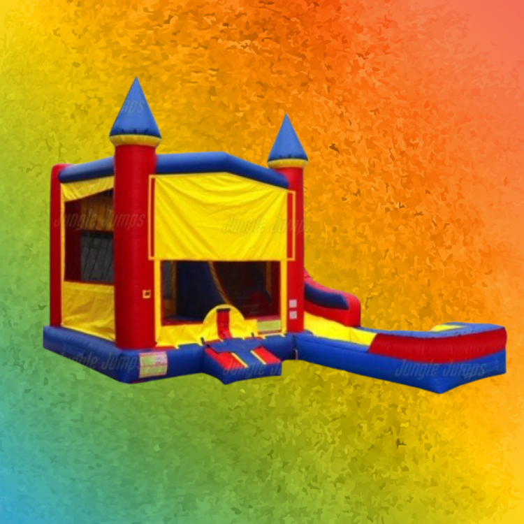 The Jump N' Glide Bounce House Combo